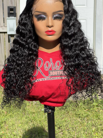 5x5 Closure HD Lace Deep Wave Wig