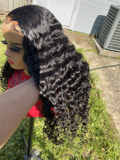 5x5 Closure HD Lace Deep Wave Wig