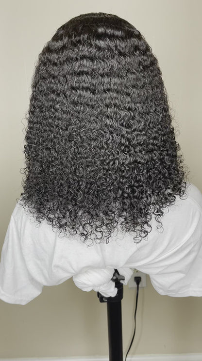 4x4 Closure Raw Kinky Curly Wig