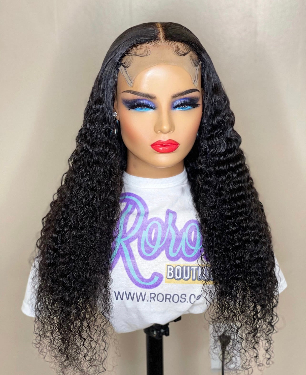 5x5 Closure Raw Vietnamese Romantic Curly Wig