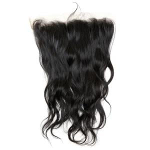 Raw Natural Wavy Closures and Frontals