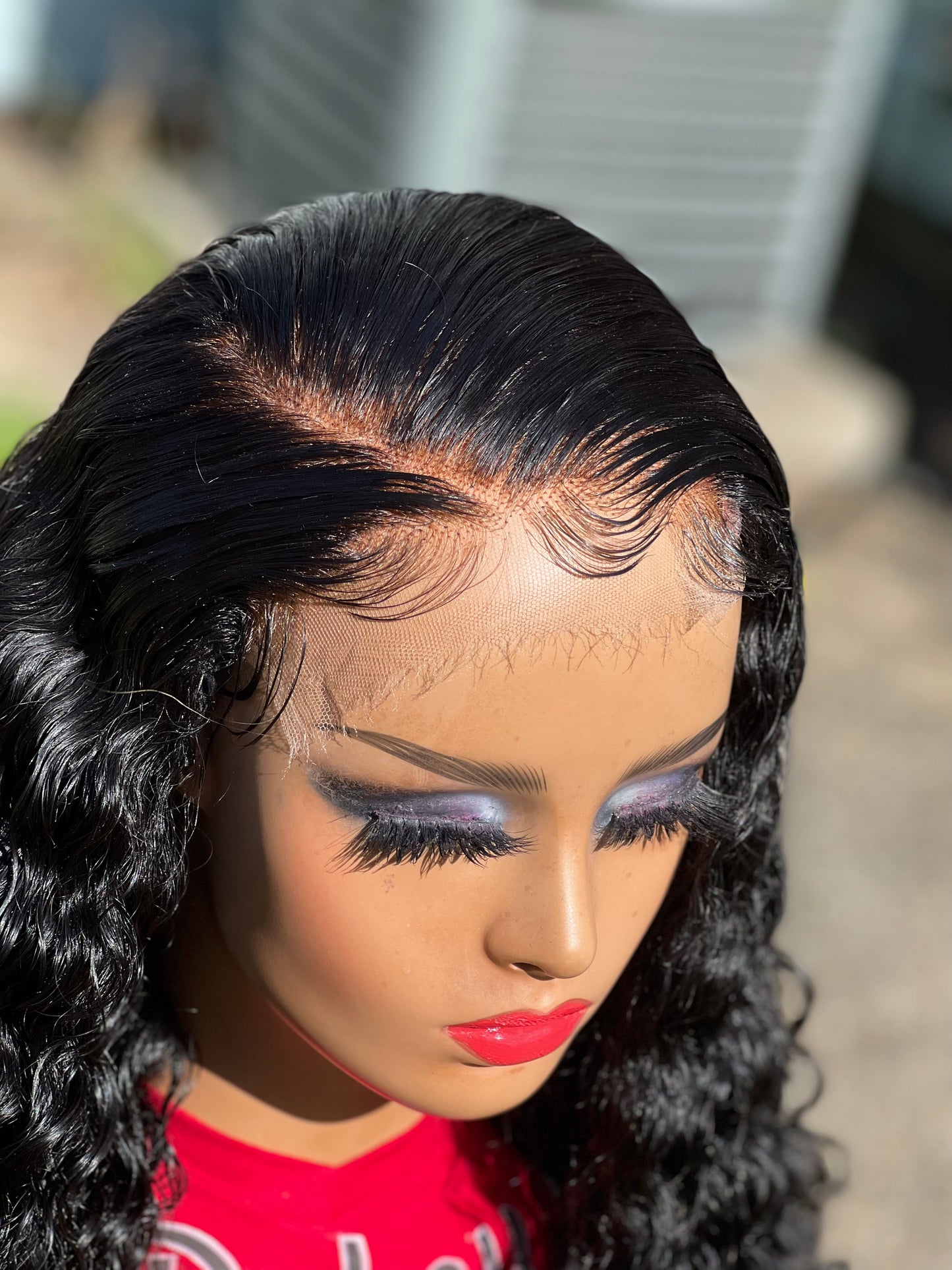 5x5 Closure HD Lace Deep Wave Wig