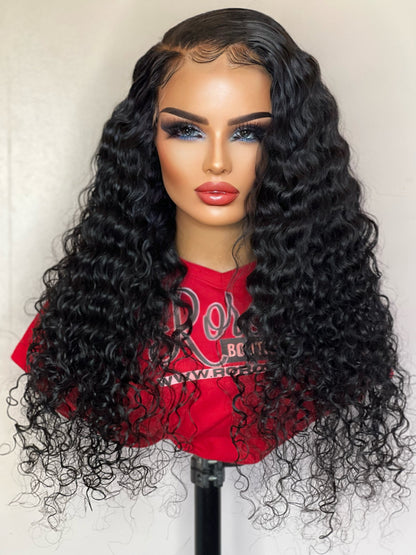 5x5 Closure HD Lace Deep Wave Wig