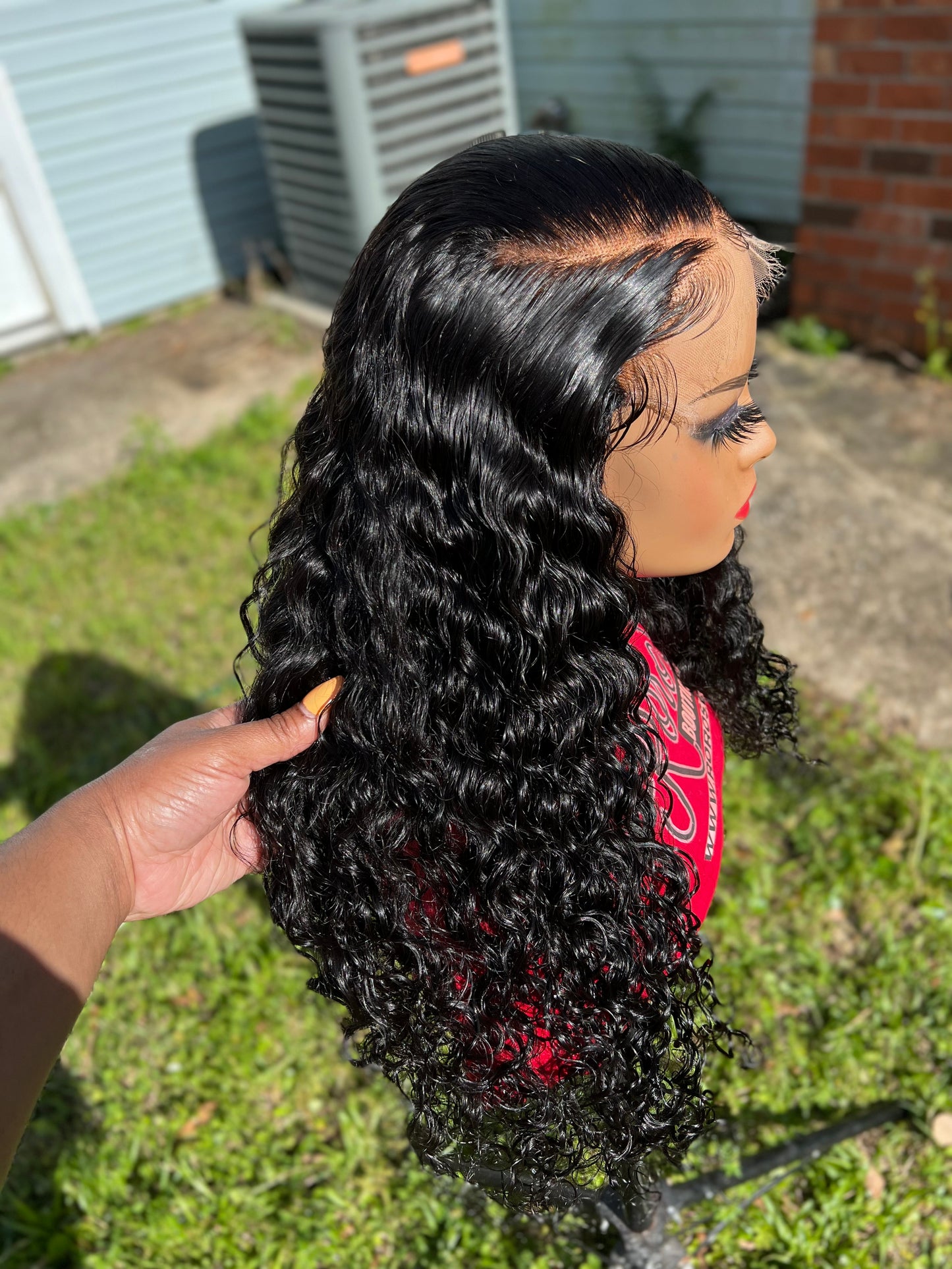 5x5 Closure HD Lace Deep Wave Wig