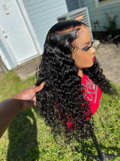 5x5 Closure HD Lace Deep Wave Wig