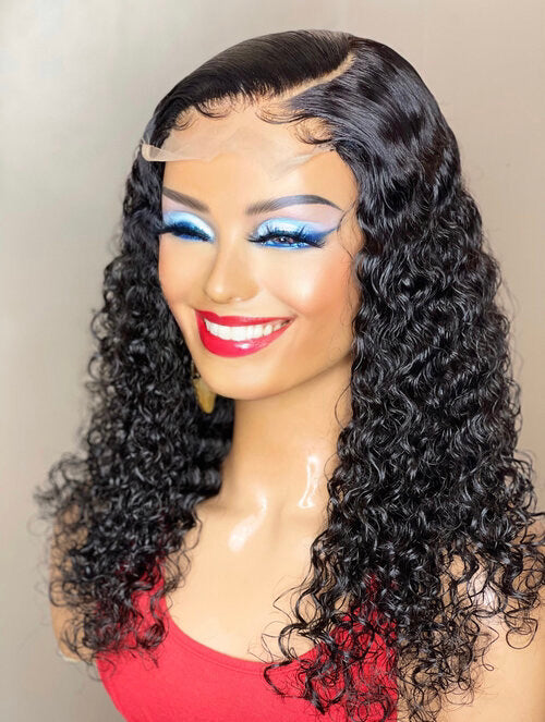 5x5 Closure Raw Vietnamese Romantic Curly Wig