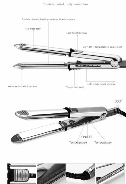 Roro’s sleek curling flat iron