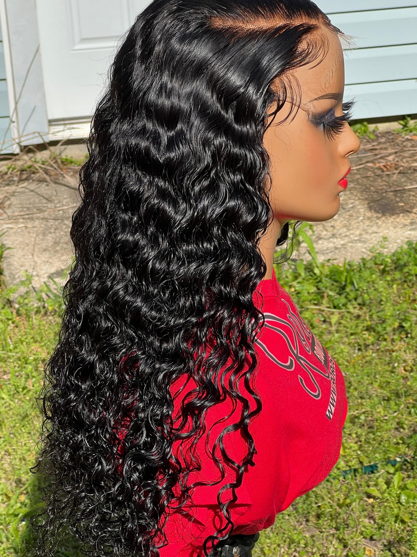 5x5 Closure HD Lace Deep Wave Wig