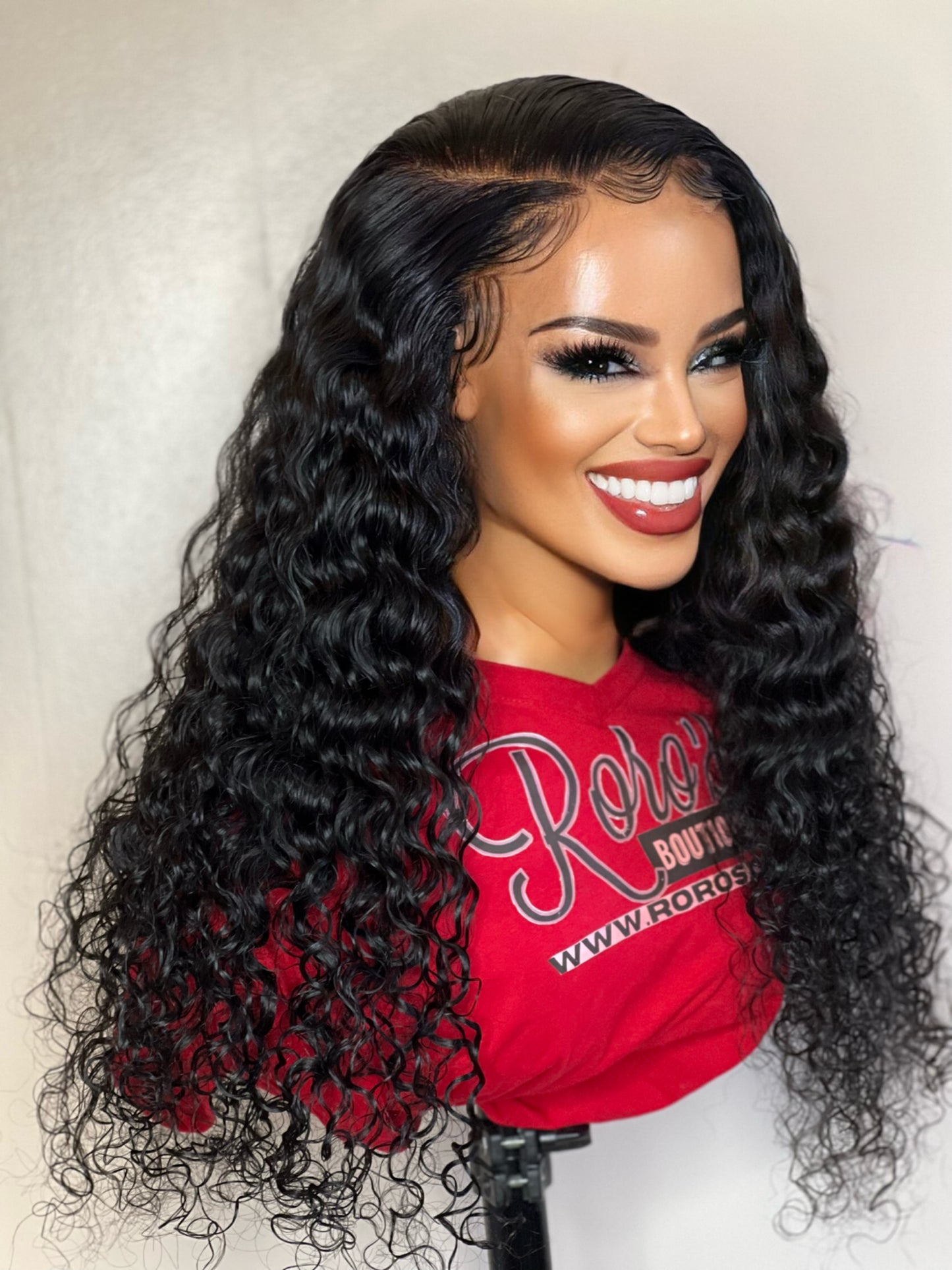 5x5 Closure HD Lace Deep Wave Wig