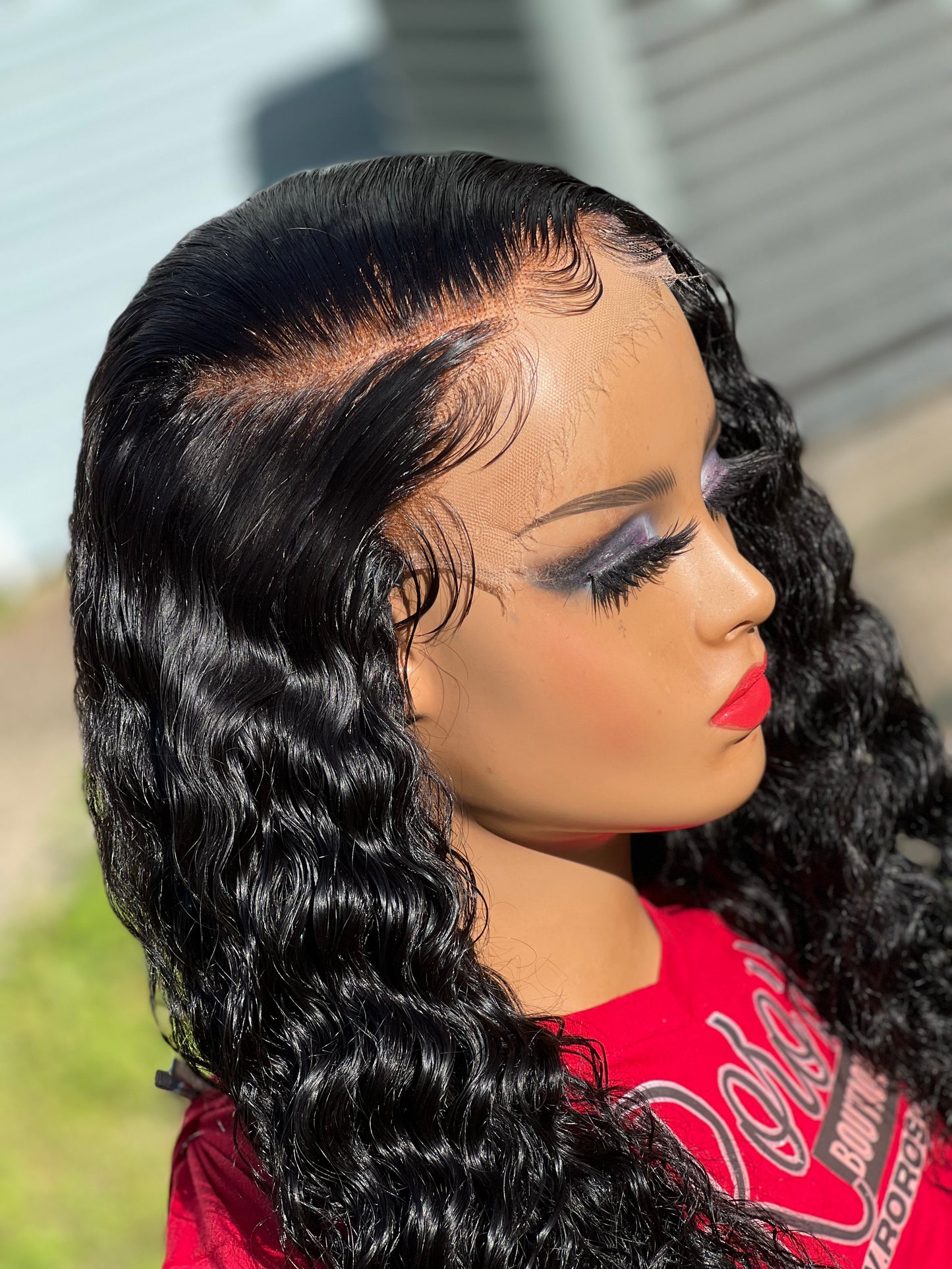 5x5 Closure HD Lace Deep Wave Wig