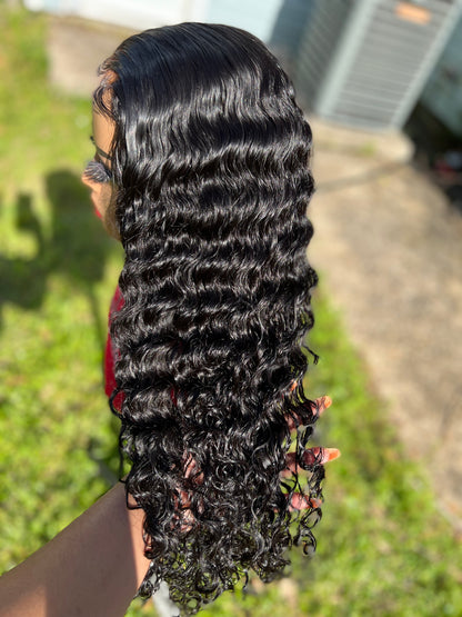 5x5 Closure HD Lace Deep Wave Wig