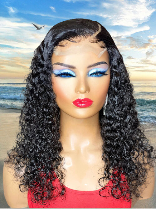 5x5 Closure Raw Vietnamese Romantic Curly Wig