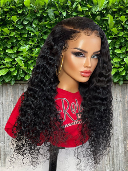 5x5 Closure HD Lace Deep Wave Wig