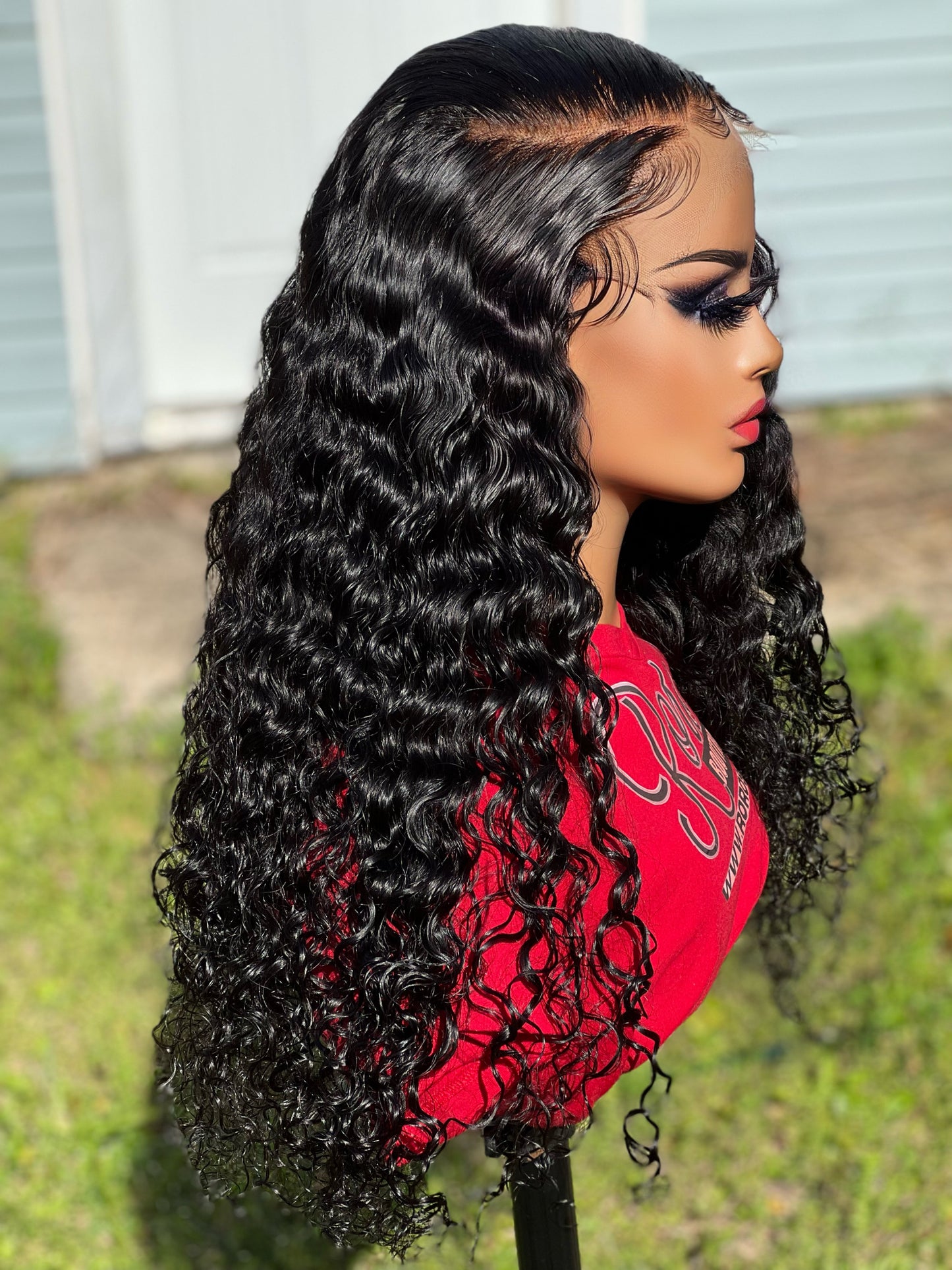 5x5 Closure HD Lace Deep Wave Wig