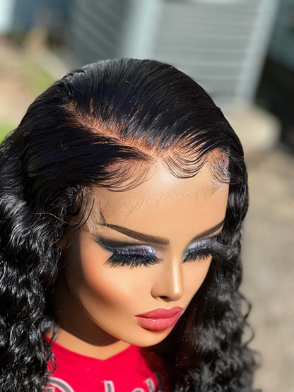 5x5 Closure HD Lace Deep Wave Wig