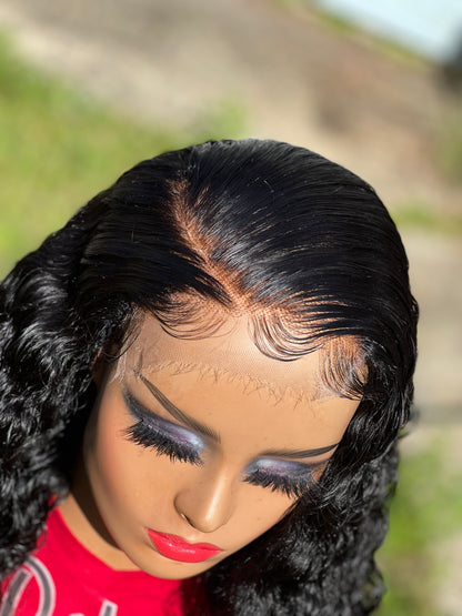 5x5 Closure HD Lace Deep Wave Wig