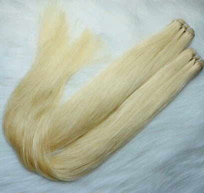 Straight Blonde Hair Bundles