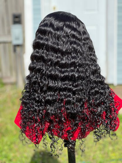 5x5 Closure HD Lace Deep Wave Wig