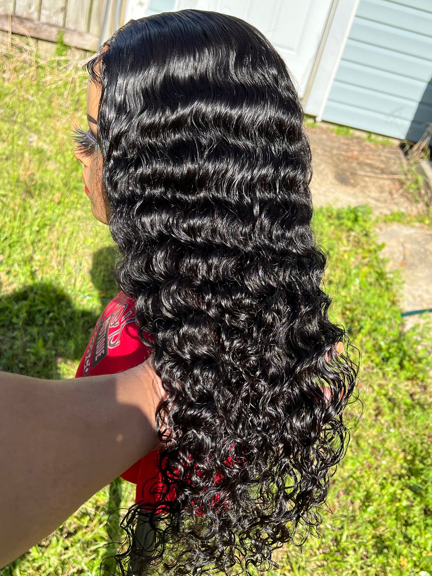 5x5 Closure HD Lace Deep Wave Wig