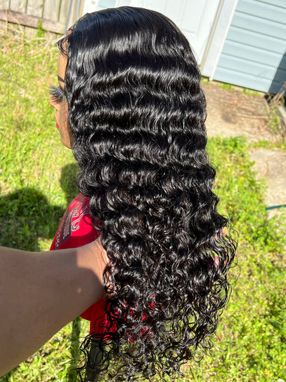 5x5 Closure HD Lace Deep Wave Wig