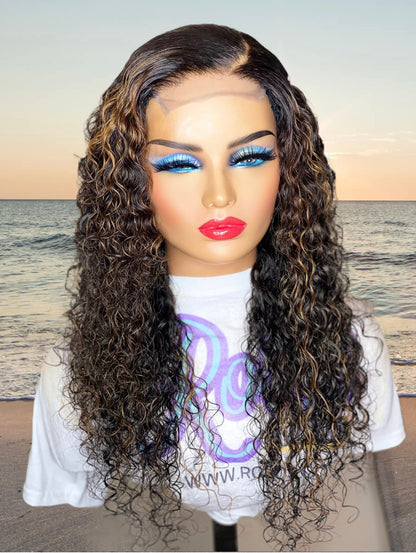 5x5 Closure Raw Vietnamese Exotic Curly Wig