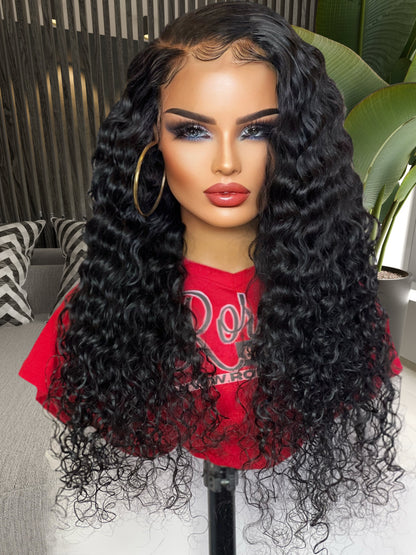 5x5 Closure HD Lace Deep Wave Wig