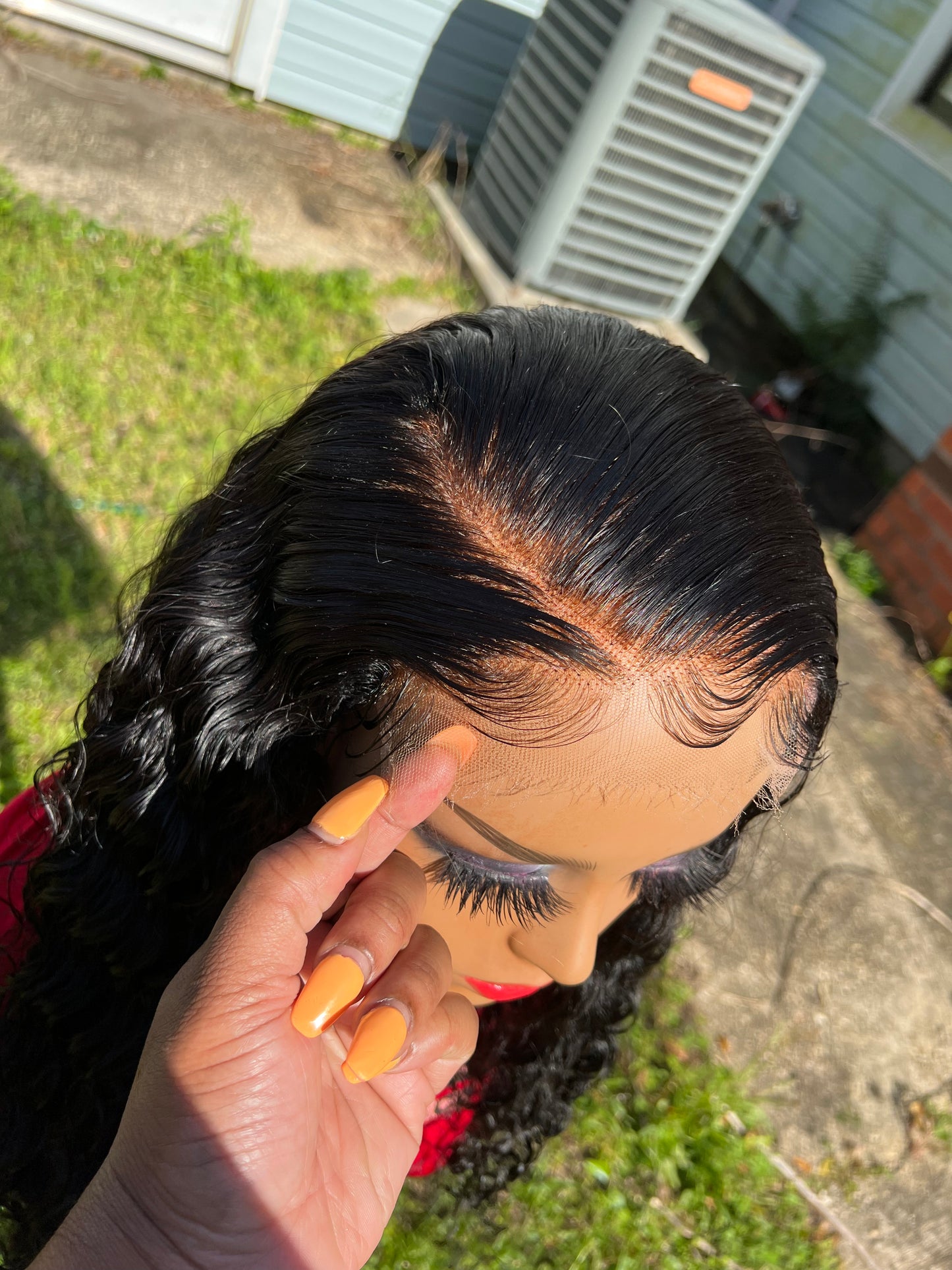 5x5 Closure HD Lace Deep Wave Wig