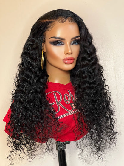 5x5 Closure HD Lace Deep Wave Wig