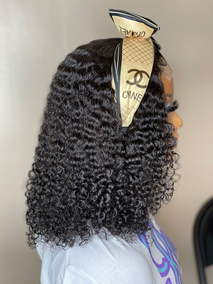 4x4 Closure Raw Kinky Curly Wig