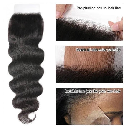 Raw Body Wavy Closures and Frontals