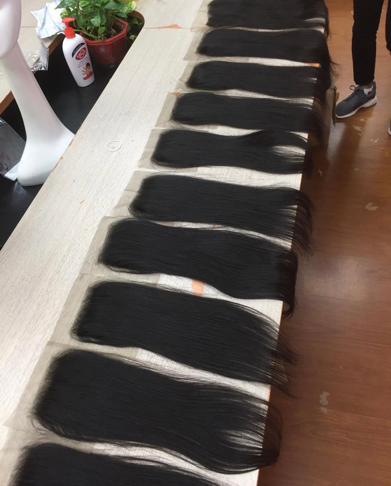 Raw Vietnamese Straight Closures and Frontals
