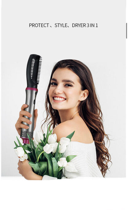 Hair brush detangler blow dryer