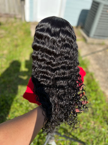 5x5 Closure HD Lace Deep Wave Wig