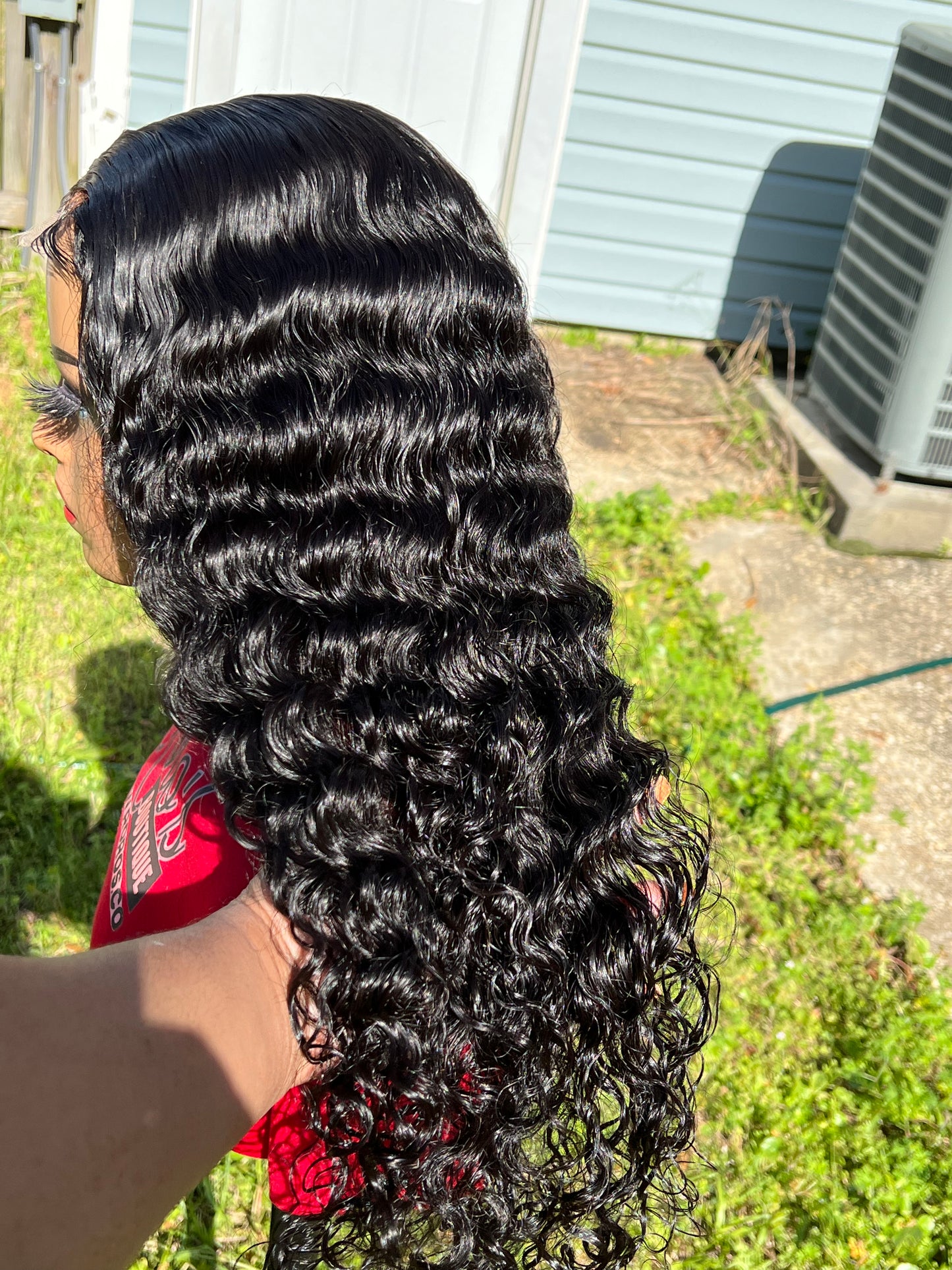 5x5 Closure HD Lace Deep Wave Wig