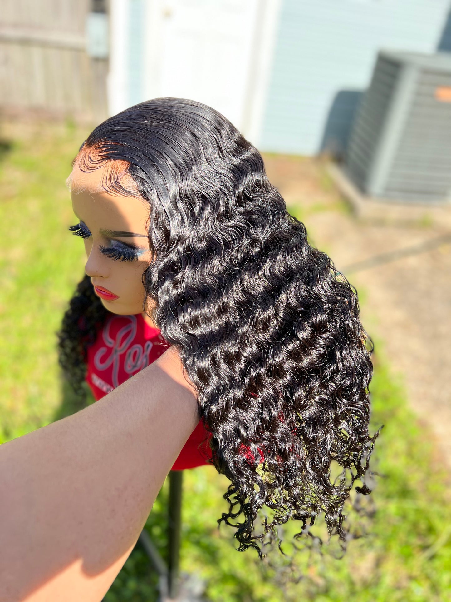 5x5 Closure HD Lace Deep Wave Wig