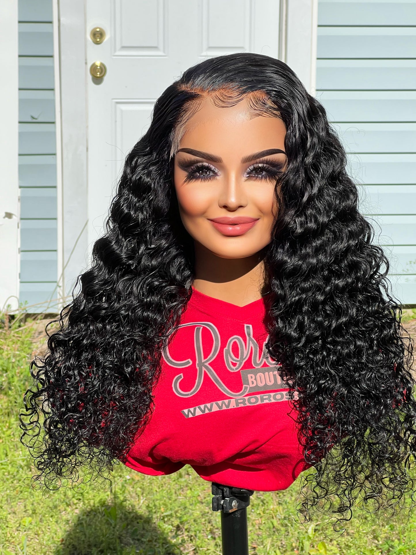 5x5 Closure HD Lace Deep Wave Wig