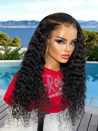 5x5 Closure HD Lace Deep Wave Wig