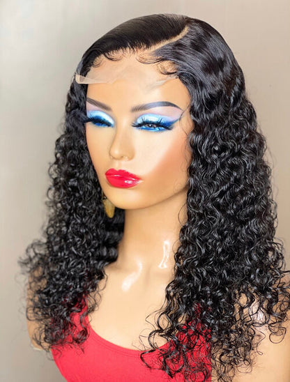 5x5 Closure Raw Vietnamese Romantic Curly Wig