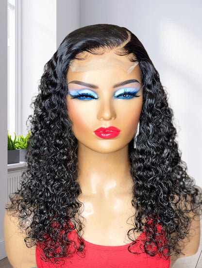 5x5 Closure Raw Vietnamese Romantic Curly Wig