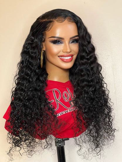 5x5 Closure HD Lace Deep Wave Wig