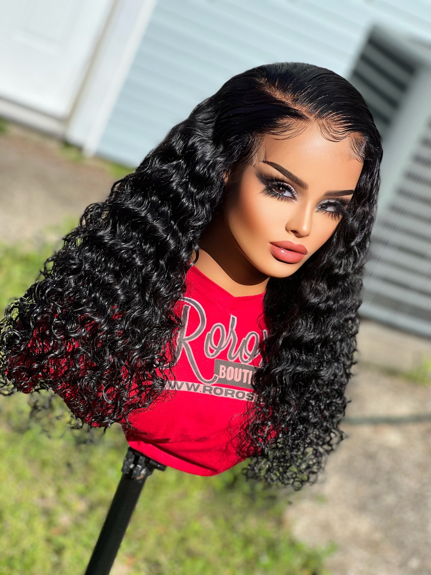 5x5 Closure HD Lace Deep Wave Wig